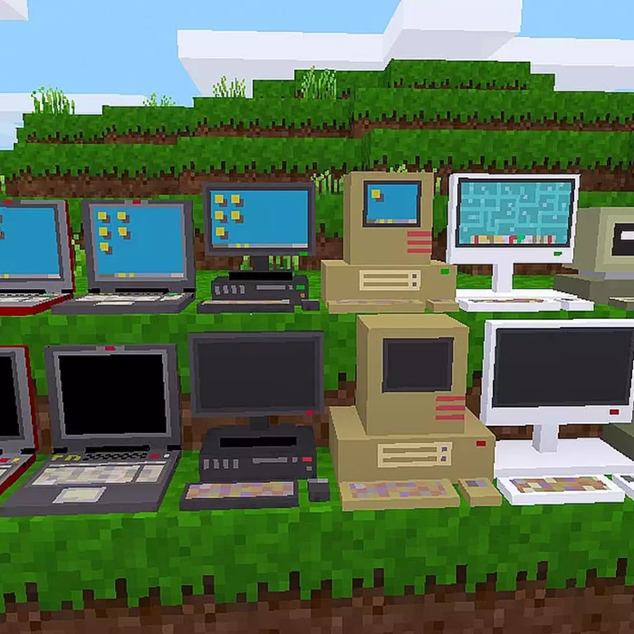ЭЛТ-монитор и драйверы из прошлого: Minecraft запустили на GPU 2005 года ЭЛТ-монитор и драйверы из прошлого: Minecraft запустили на GPU 2005 года