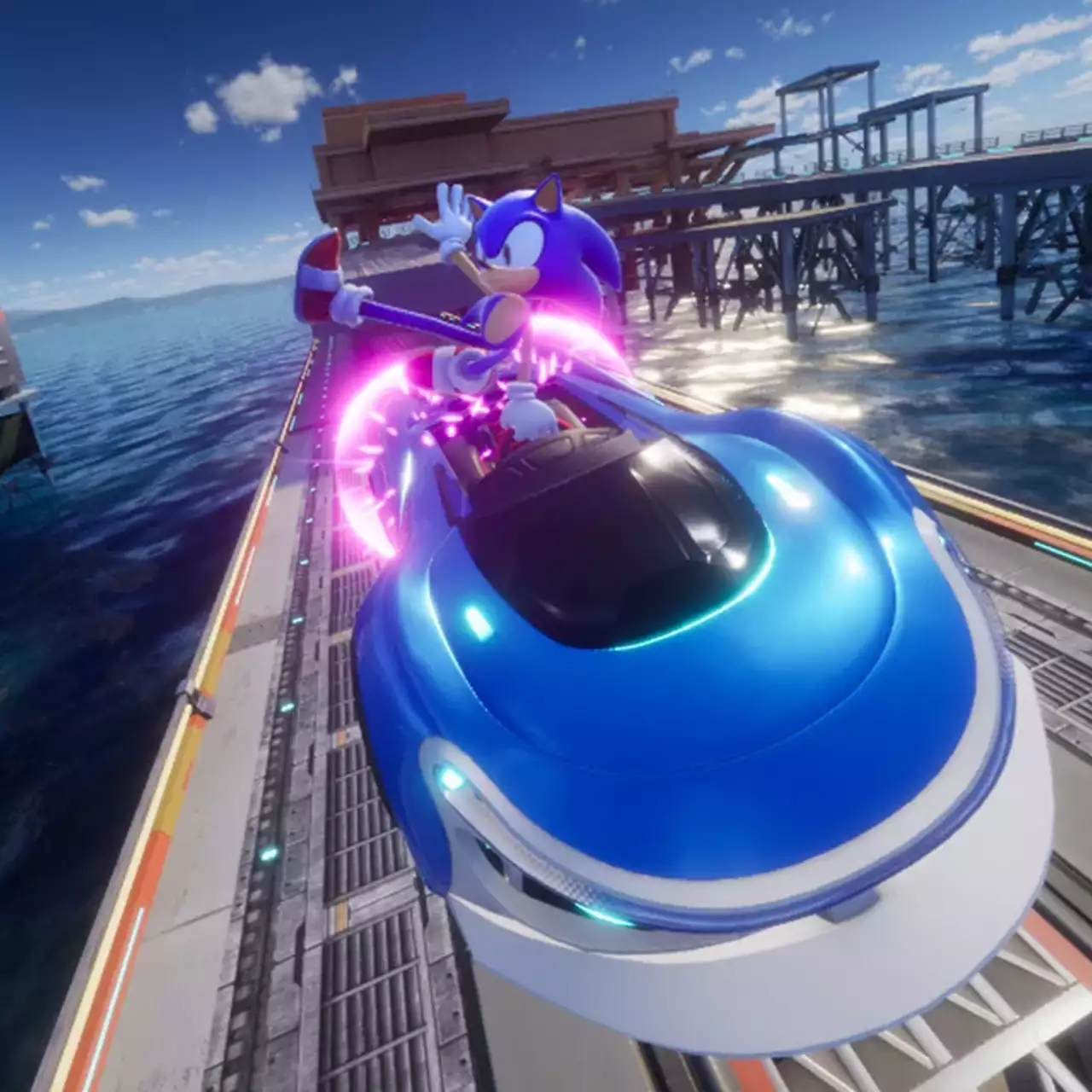 В новом трейлере Sonic Racing: CrossWorlds показали гостевых персонажей из других вселенных. Есть Стив из Minecraft В новом трейлере Sonic Racing: CrossWorlds показали гостевых персонажей из других вселенных. Есть Стив из Minecraft