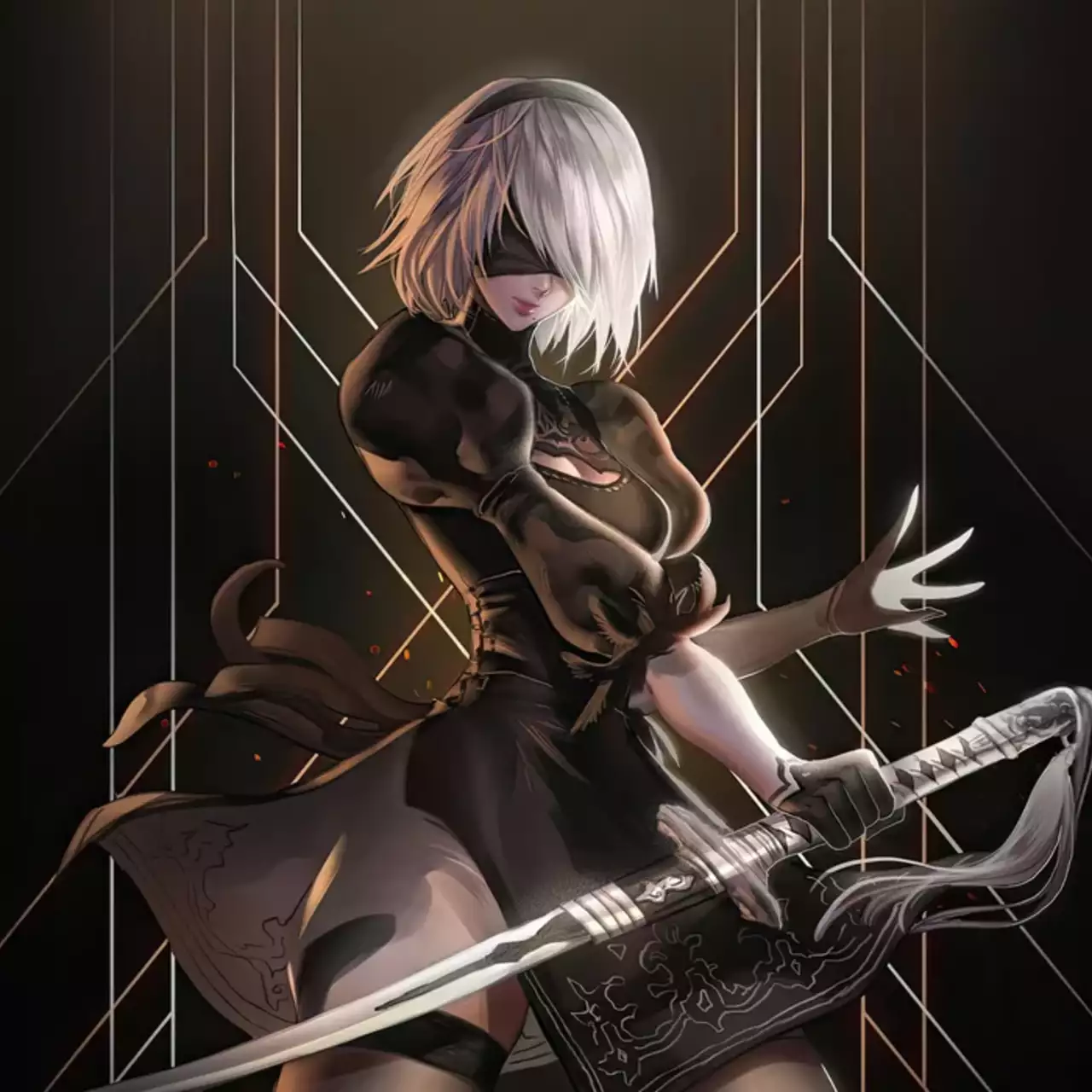 Девушки из Москвы сделали парный косплей 2B и A2 из NieR Automata