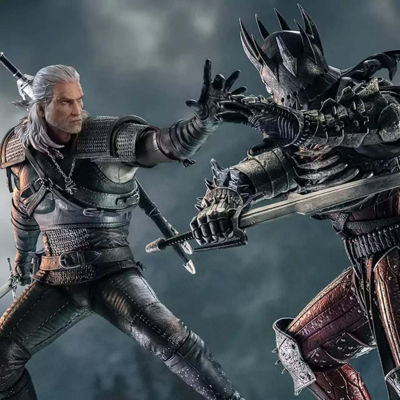 Анонсирована премиальная статуэтка с Геральтом и Эредином из The Witcher 3 — фото и видео