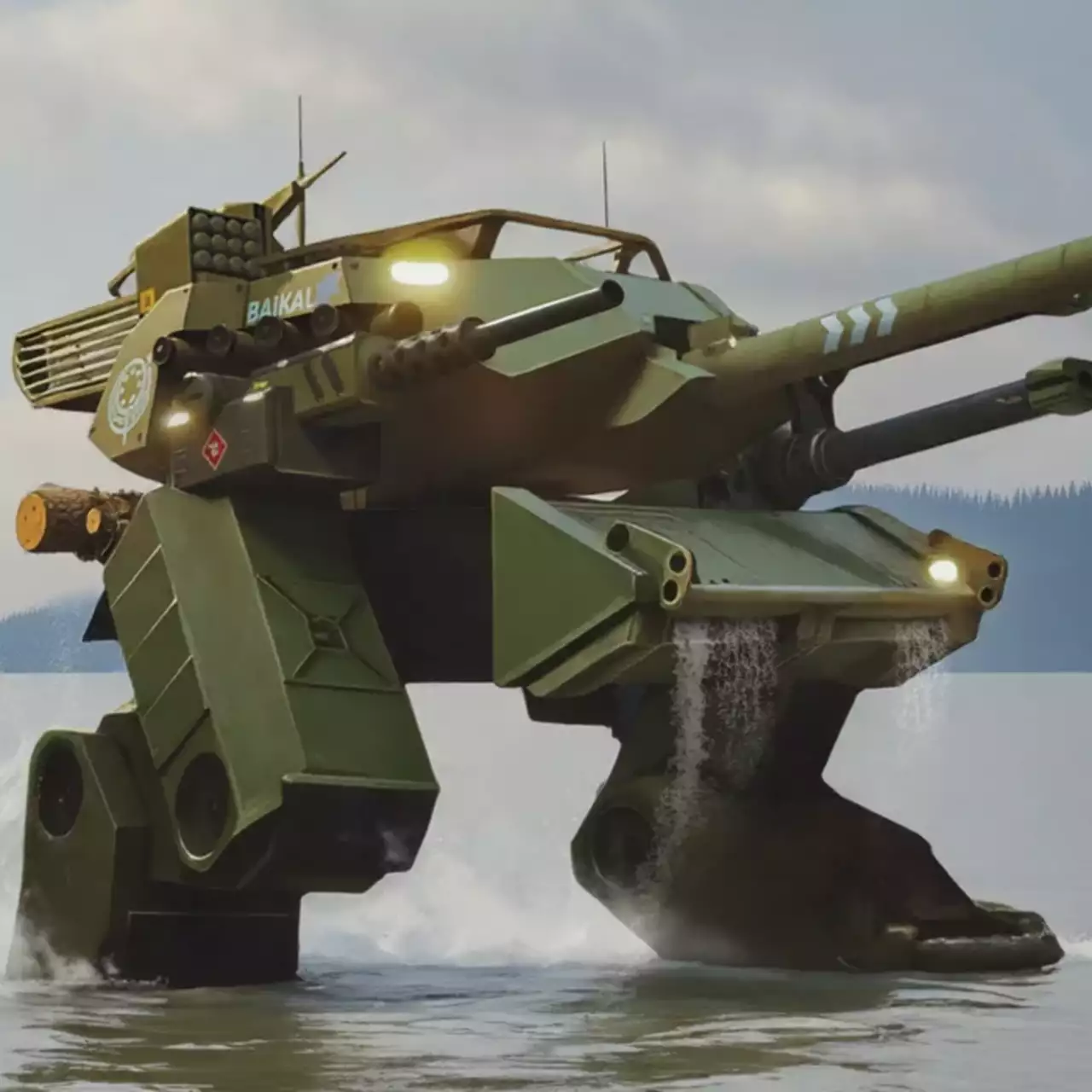 В Mech vs Aliens стартовало обновление «Байкал» с новым роботом