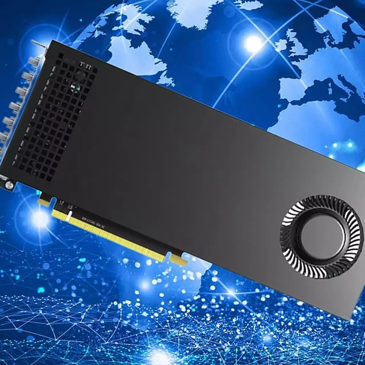 Matrox выпускает двухчиповую карту для восьми дисплеев