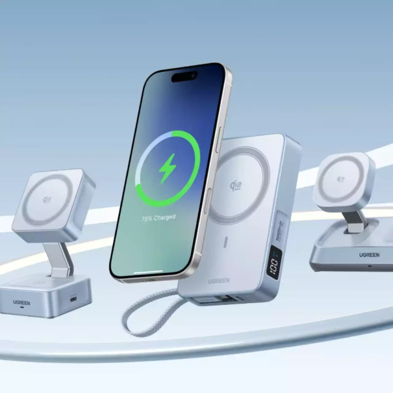Магнитная сила — максимальная зарядка. UGREEN запускает серию MagFlow Qi2 25W