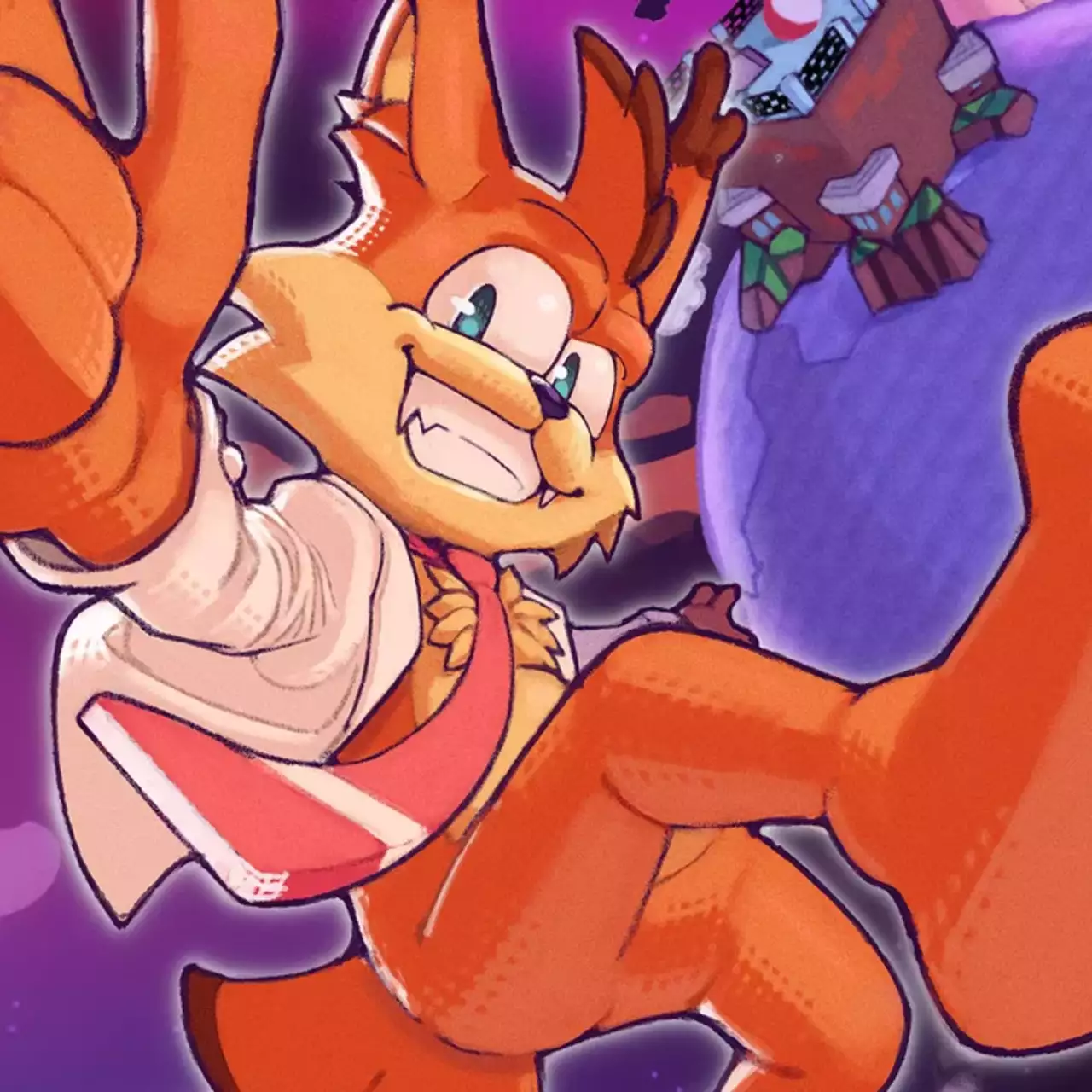 В Steam вышла демоверсия платформера Bubsy 4D