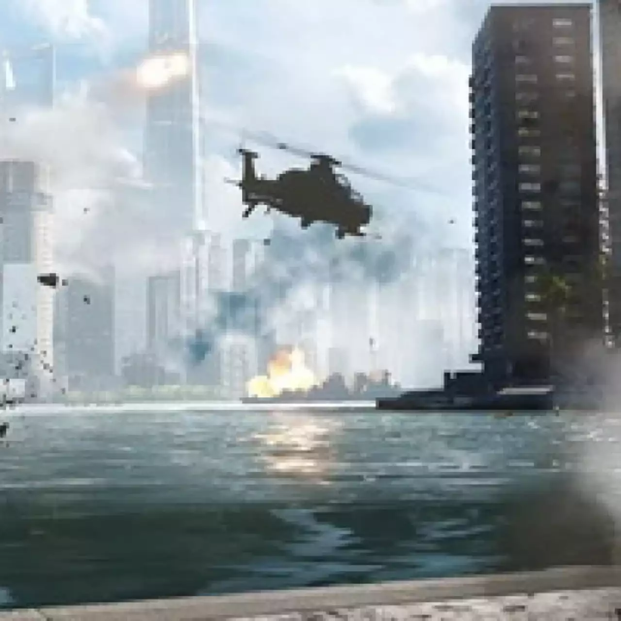 Баг в Battlefield 4 превратил карту Siege of Shanghai в подводный город