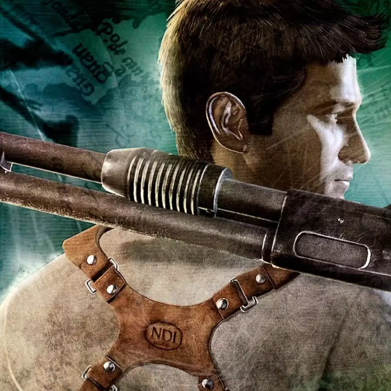 Показана ранняя версия первой Uncharted — Дрейк и Елена выглядели иначе, а знаменитого кольца не было