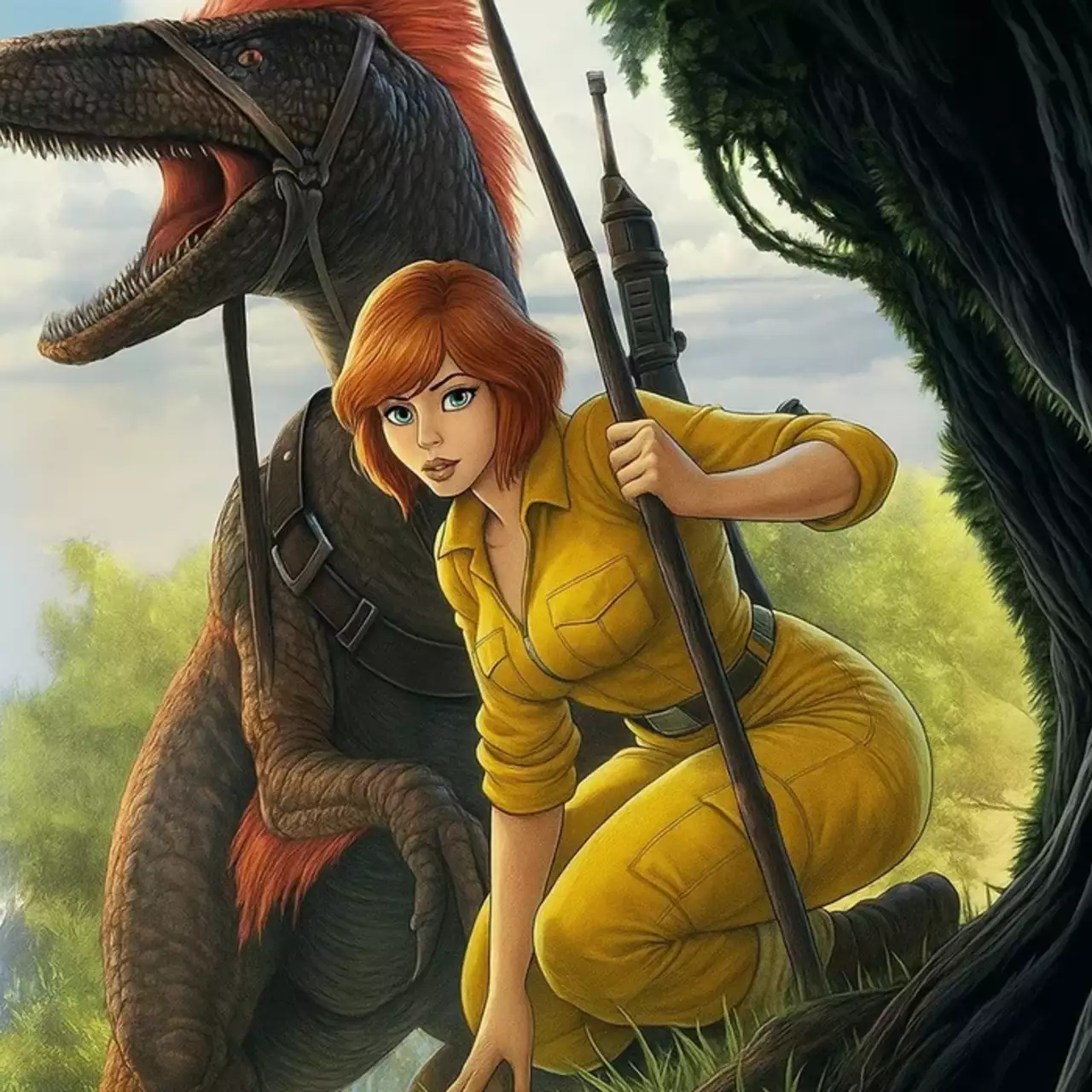 В ARK: Survival Ascended добавили Эйприл О'Нил, Шреддера и Черепашек-ниндзя