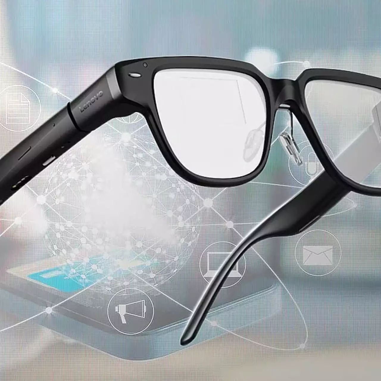 Lenovo выпустила очки с дисплеем в линзах и автономностью 10 дней
