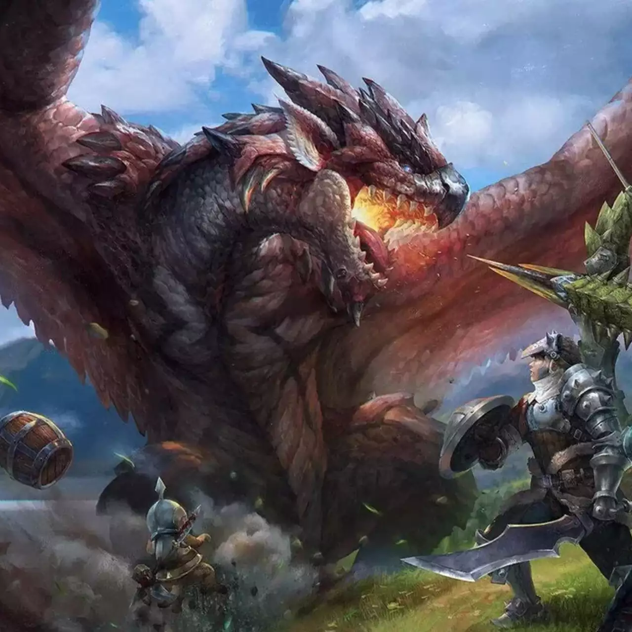 Dota 2 получила первый в истории кроссовер — в игре появились бесплатные скины по Monster Hunter