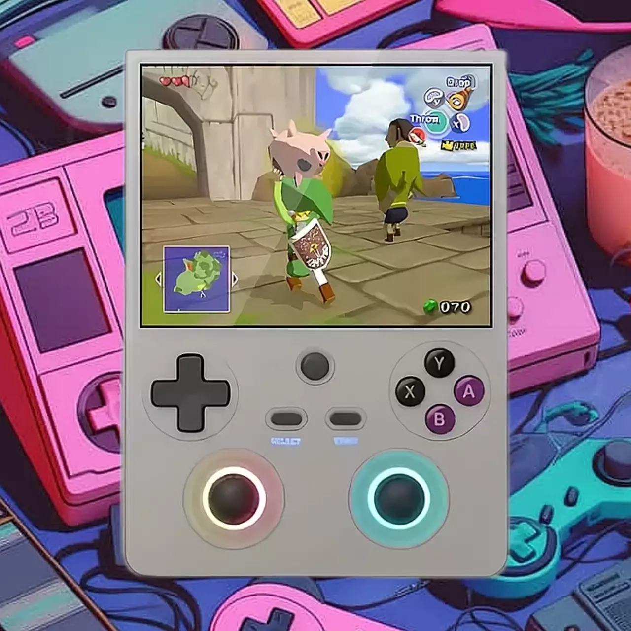 Anbernic анонсирует «новый Game Boy» с большим экраном и поддержкой PS2