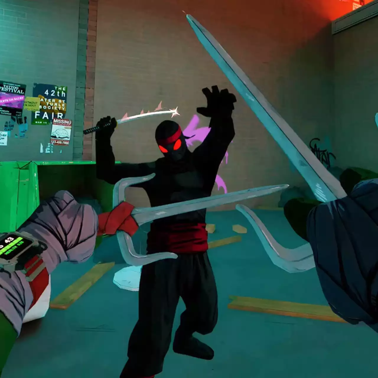 Показаны новые скриншоты и геймплей экшена про Черепашек-ниндзя от первого лица