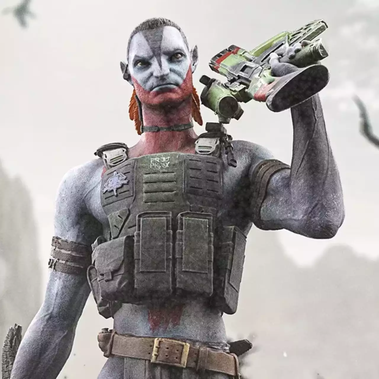 Показаны фигурки Куоритча и Варанг из фильма «Аватар: Пламя и пепел»