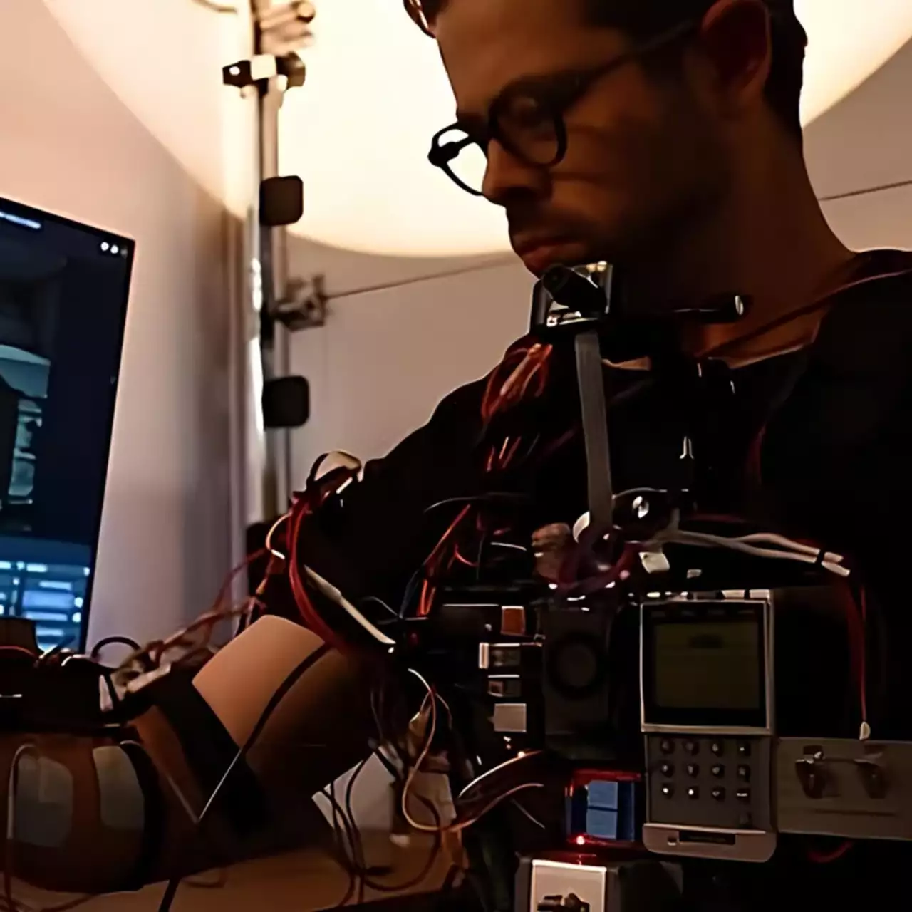 Блогер собрал экзоскелет с автоприцеливанием для шутеров и показал его в деле