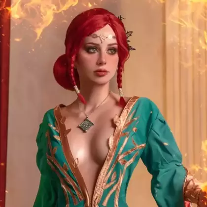 Россиянка показала «взрослый» косплей Трисс из Witcher 3