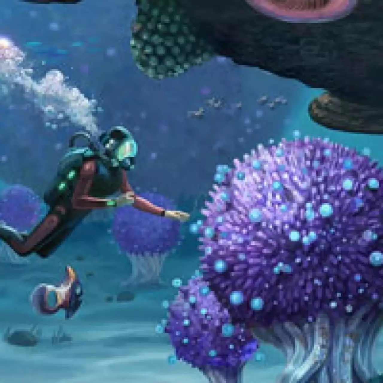 Опубликованы первые скриншоты Subnautica — игры в открытом подводном мире Опубликованы первые скриншоты Subnautica — игры в открытом подводном мире