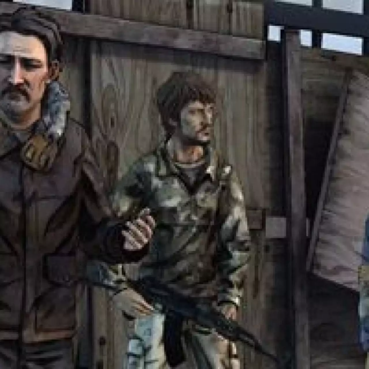 На первых скриншотах The Walking Dead: Episode 3 — In Harm's Way Клементина находится под прицелом винтовок На первых скриншотах The Walking Dead: Episode 3 — In Harm's Way Клементина находится под прицелом винтовок