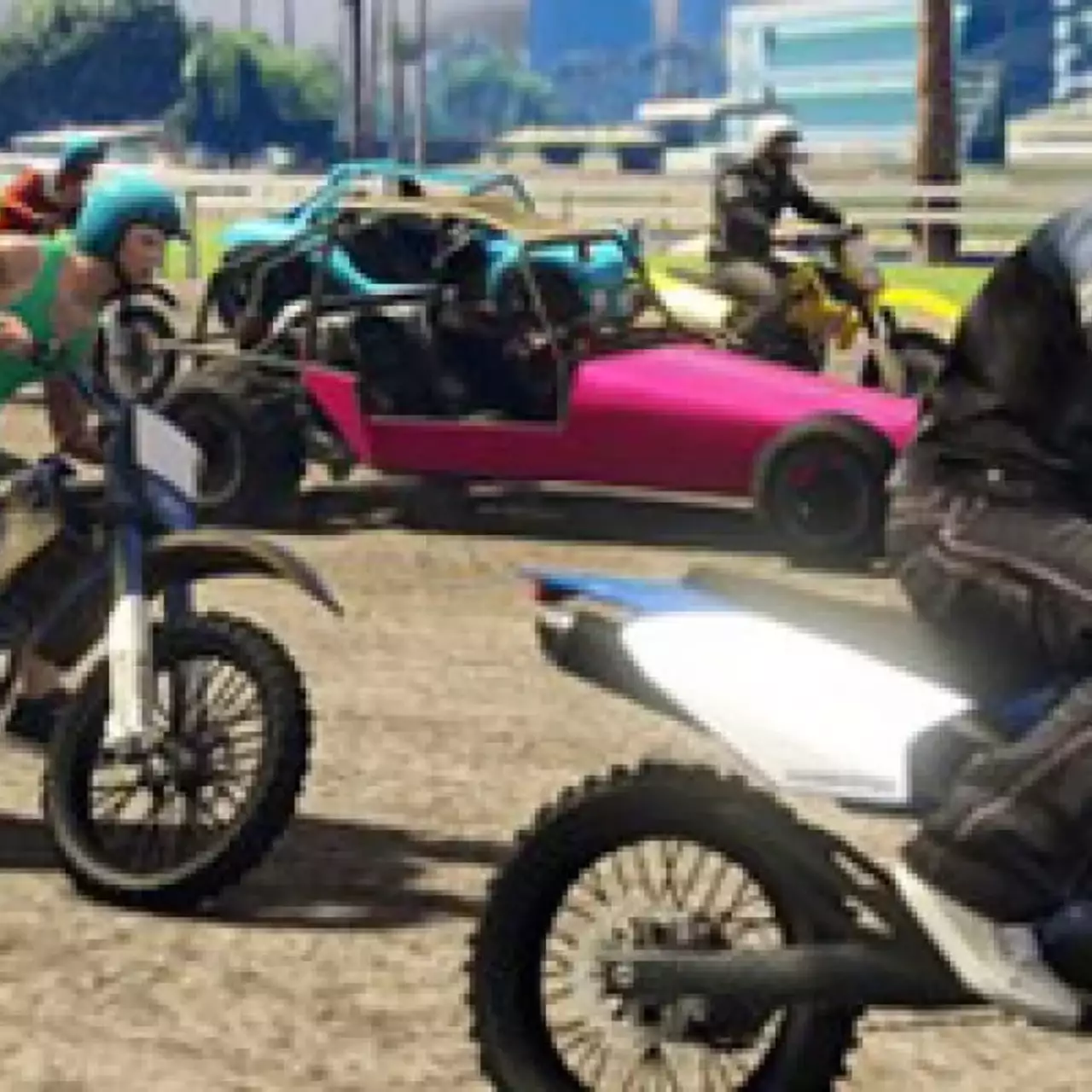 Новые скриншоты GTA 5 продемонстрировали гонки на 30 игроков