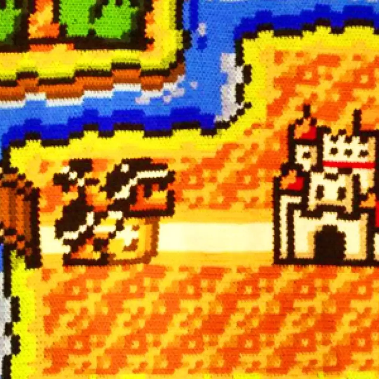 Норвежец больше шести лет вязал ковер по мотивам Super Mario Bros. 3 Норвежец больше шести лет вязал ковер по мотивам Super Mario Bros. 3