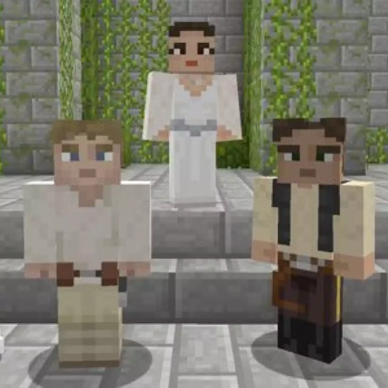 Вселенные Minecraft и Star Wars пересеклись Вселенные Minecraft и Star Wars пересеклись