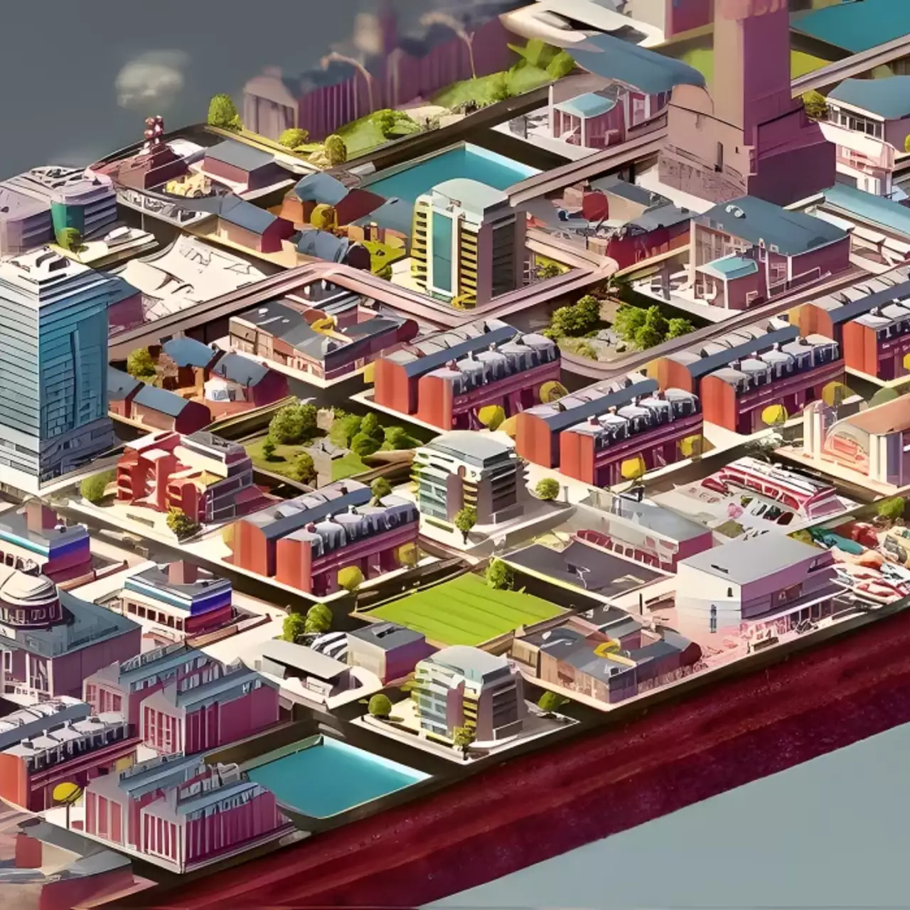 Обзор Concrete Jungle — карточный город Обзор Concrete Jungle — карточный город