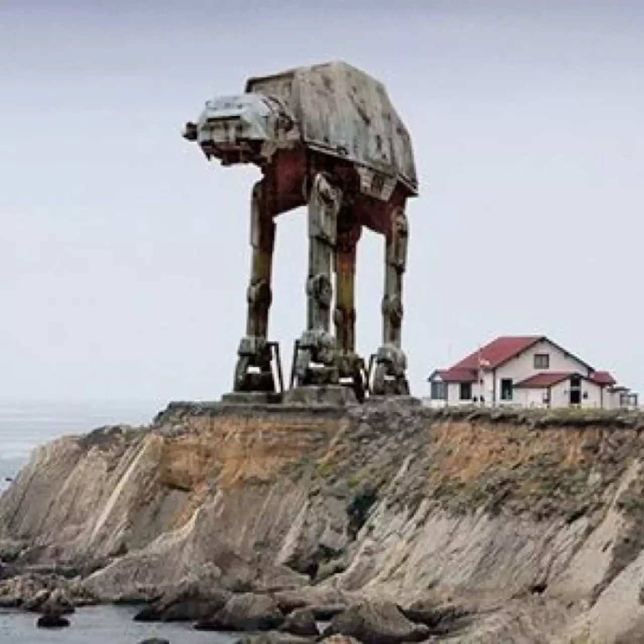 В Fallout 4 создали шагоход AT-AT В Fallout 4 создали шагоход AT-AT