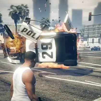 GTA 5 превратили в Quantum Break