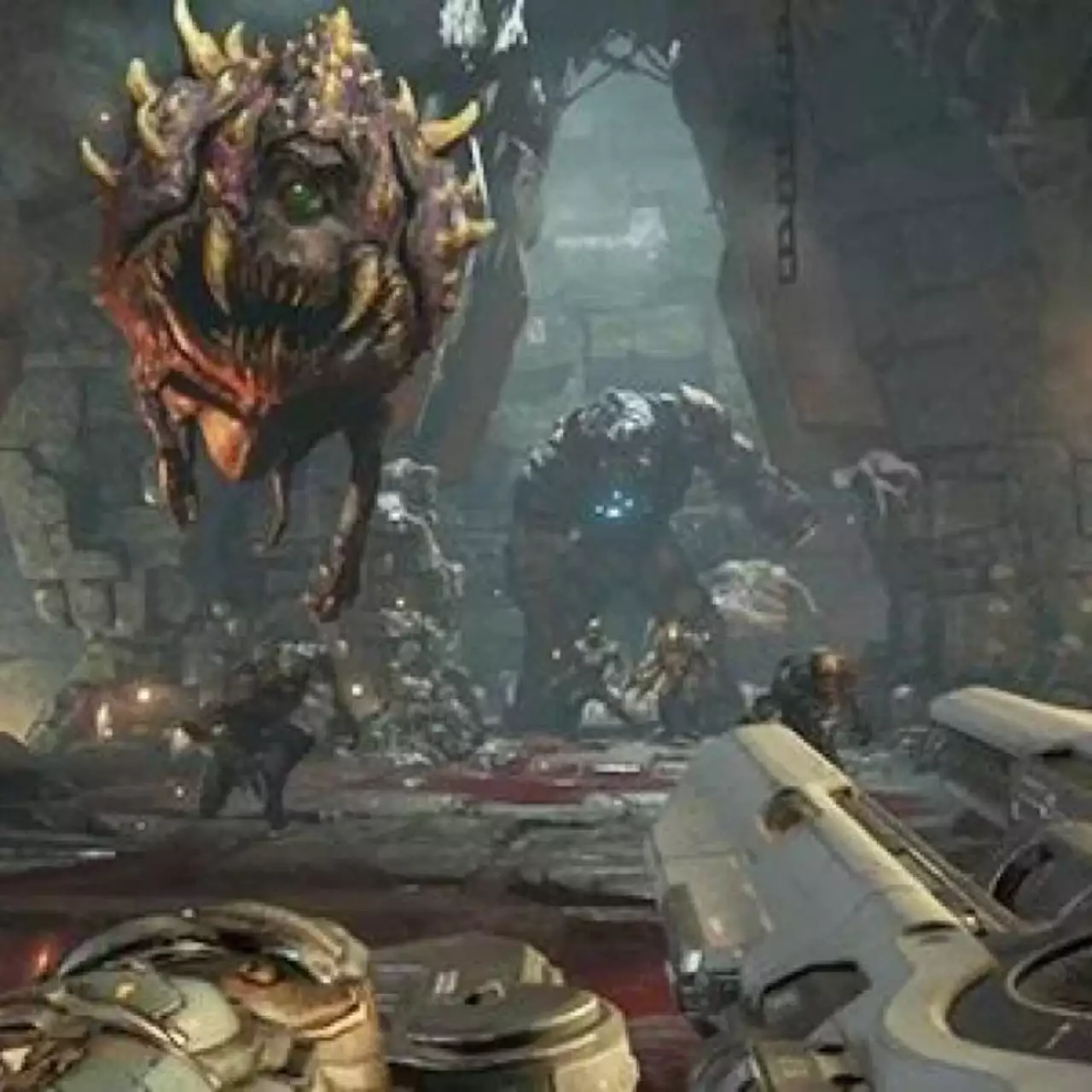 Появился целый час геймплея одиночного режима Doom Появился целый час геймплея одиночного режима Doom