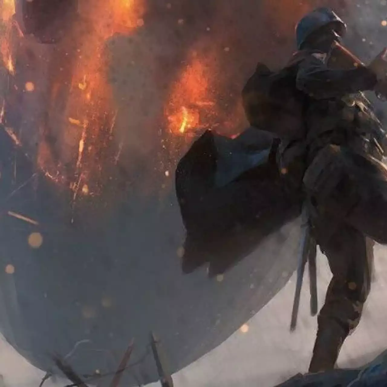 В Battlefield 1 можно будет управлять поездом и дирижаблем