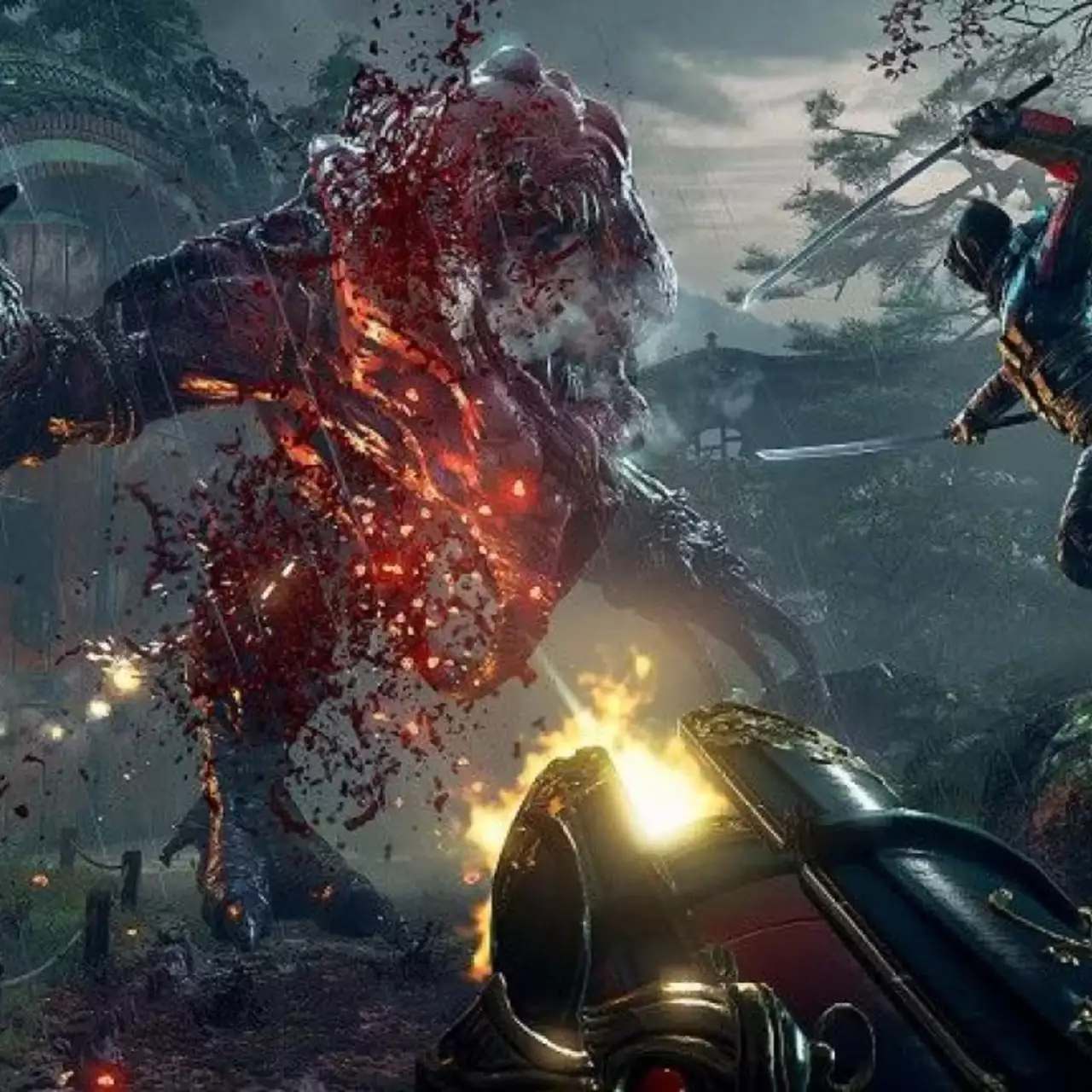 В новом трейлере Shadow Warrior 2 показали меч-бензопилу В новом трейлере Shadow Warrior 2 показали меч-бензопилу