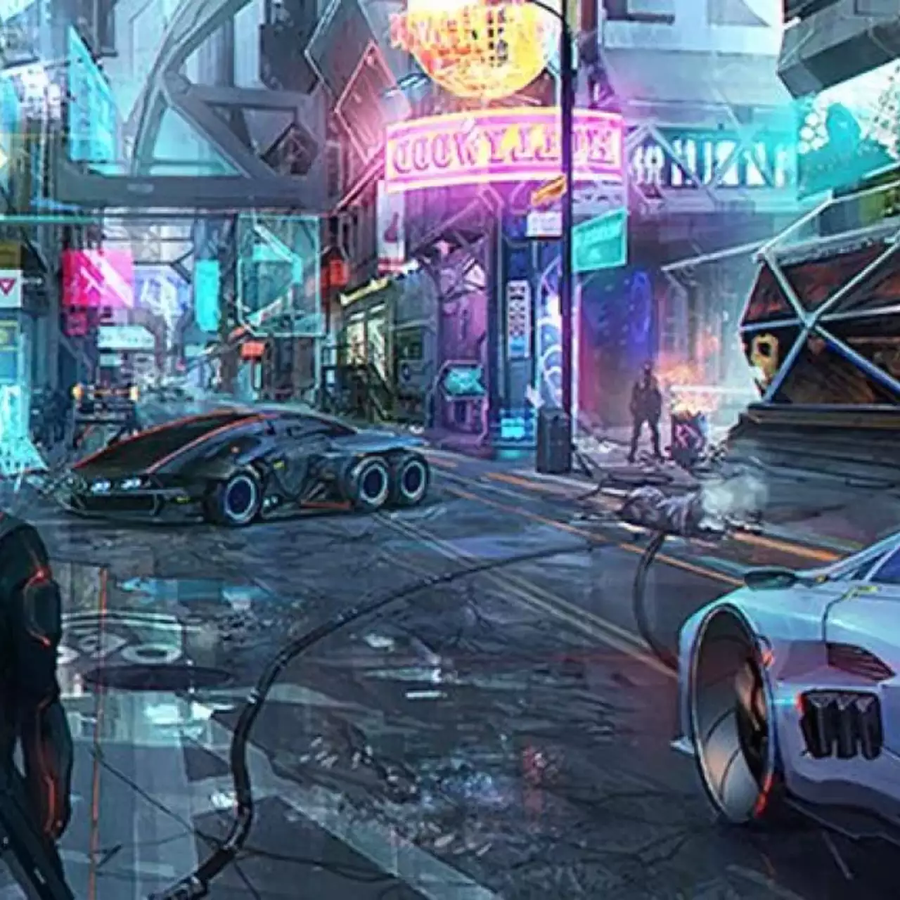 По слухам, в Cyberpunk 2077 появятся летающие машины По слухам, в Cyberpunk 2077 появятся летающие машины
