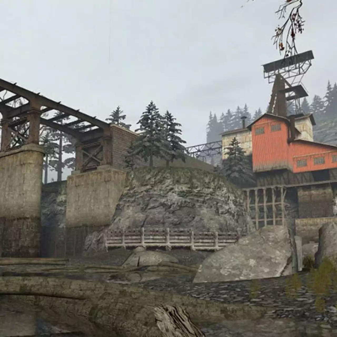 На скриншотах отмененного эпизода Half-Life 2 запечатлен заснеженный Рейвенхольм На скриншотах отмененного эпизода Half-Life 2 запечатлен заснеженный Рейвенхольм