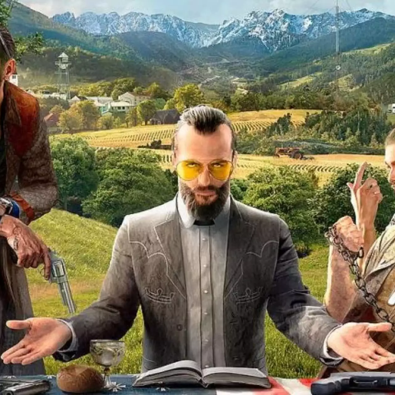 Опубликован официальный бокс-арт Far Cry 5, отсылающий нас к религиозной теме Опубликован официальный бокс-арт Far Cry 5, отсылающий нас к религиозной теме