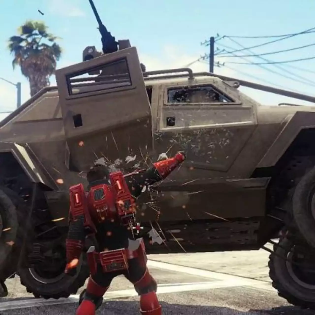 Мод «Железный человек» для GTA 5 был обновлен до версии 2.0 Мод «Железный человек» для GTA 5 был обновлен до версии 2.0