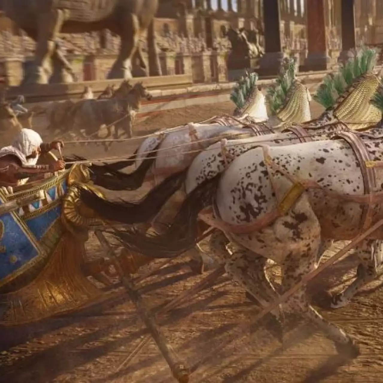 Транспорт в Assassin's Creed Origins: лошади, верблюды, колесницы, единороги и не только Транспорт в Assassin's Creed Origins: лошади, верблюды, колесницы, единороги и не только
