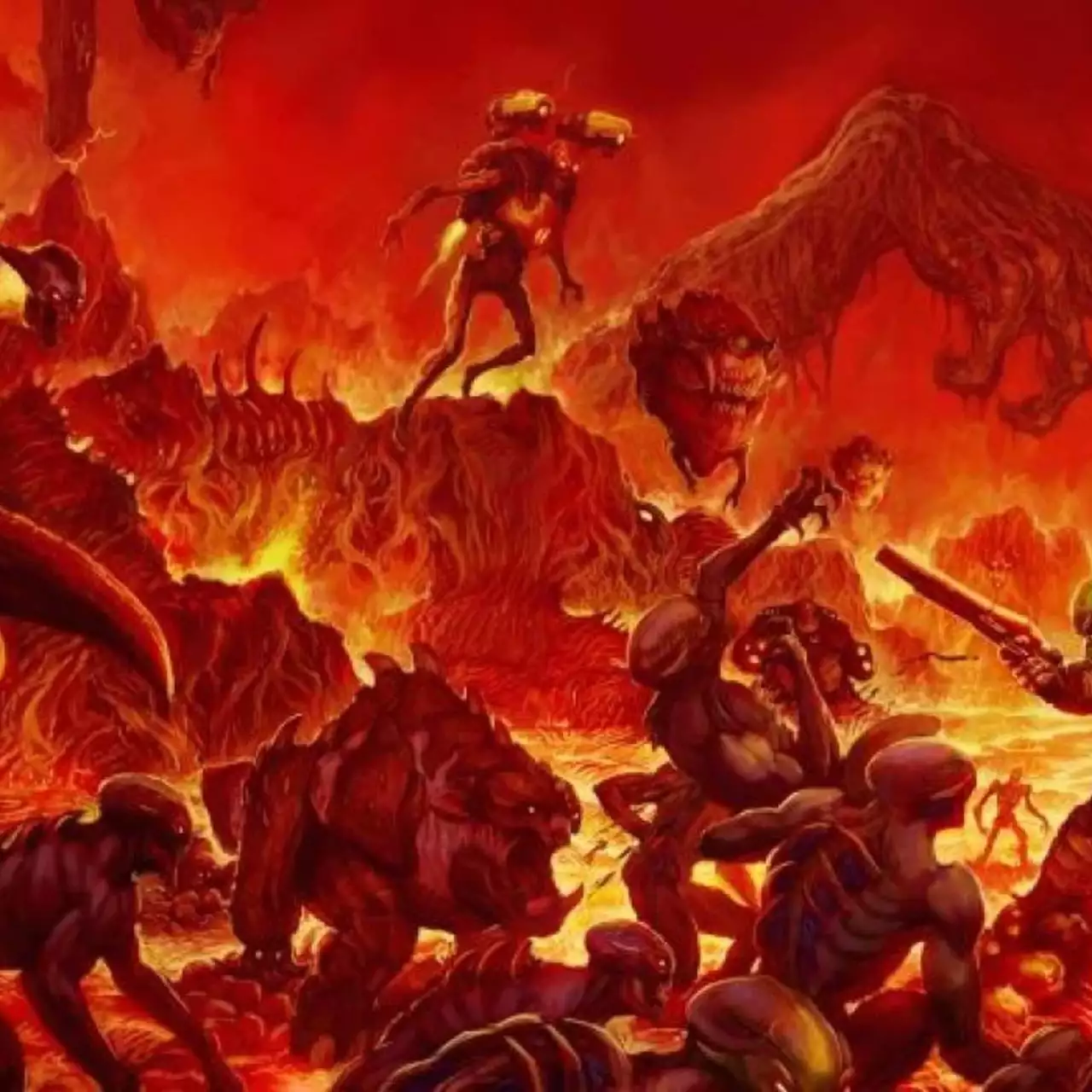 Моддер работает над пакетом HD-текстур для Doom Моддер работает над пакетом HD-текстур для Doom