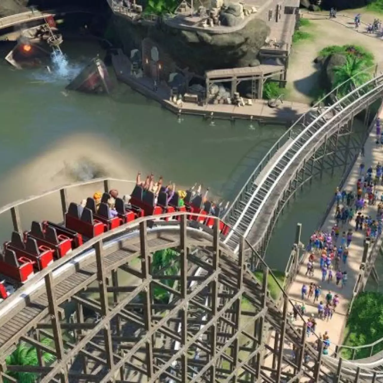 Planet Coaster получила масштабное обновление в честь годовщины игры Planet Coaster получила масштабное обновление в честь годовщины игры