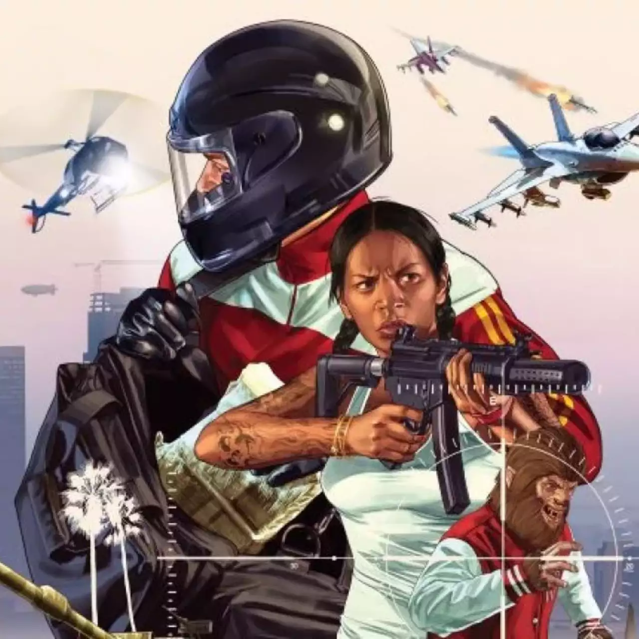 В трейлере нового «ограбления» для GTA Online показали джетпаки В трейлере нового «ограбления» для GTA Online показали джетпаки