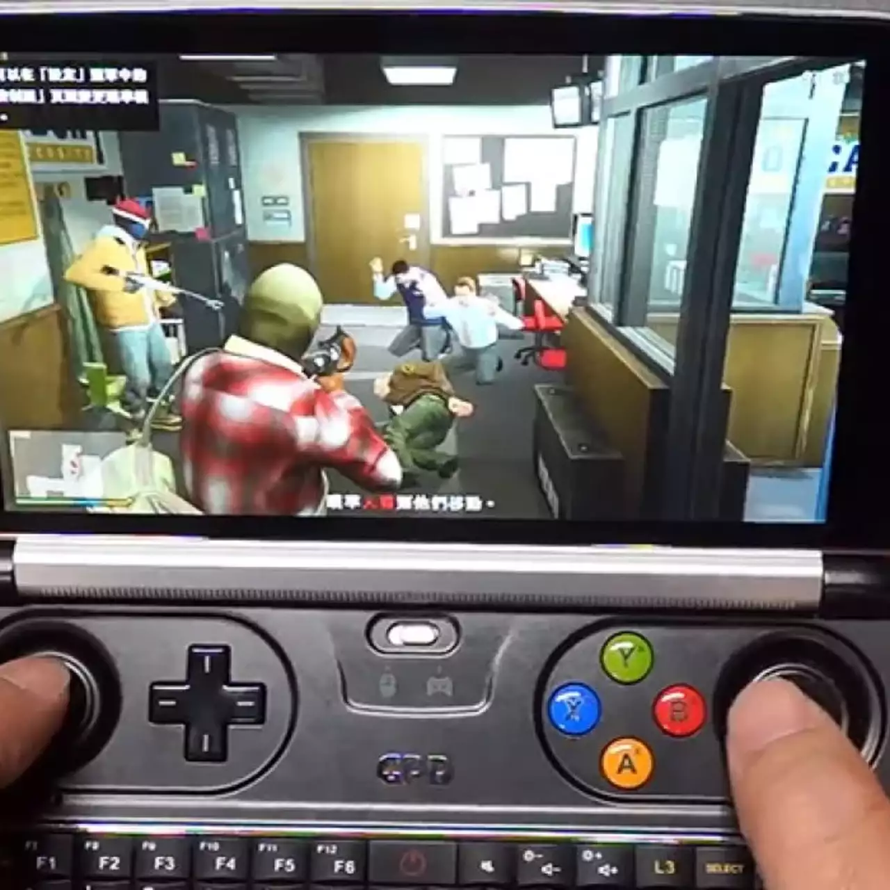 GTA 5 запустили на мобильной игровой консоли GPD Win 2 GTA 5 запустили на мобильной игровой консоли GPD Win 2