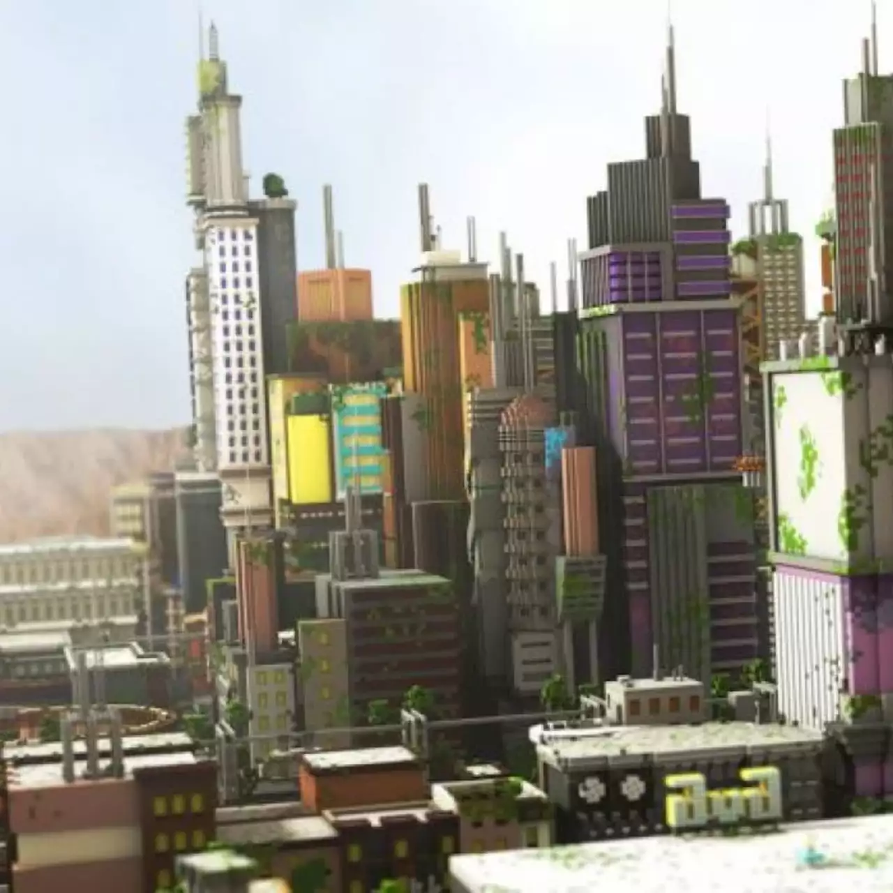 Фанаты построили в Minecraft целый город. На это потребовалось восемь месяцев Фанаты построили в Minecraft целый город. На это потребовалось восемь месяцев