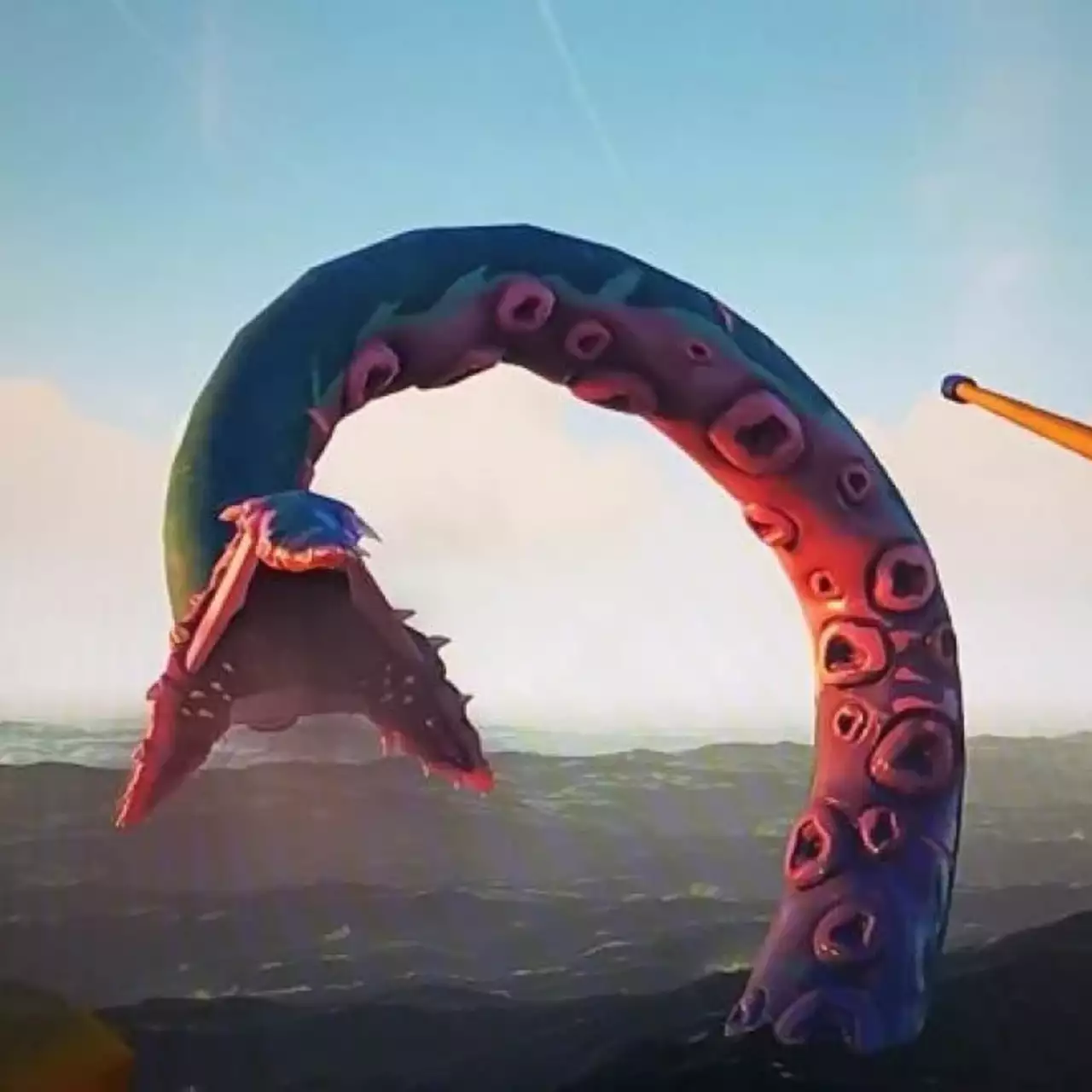 Посмотрите, как выглядит кракен (морское чудовище) в Sea of Thieves Посмотрите, как выглядит кракен (морское чудовище) в Sea of Thieves