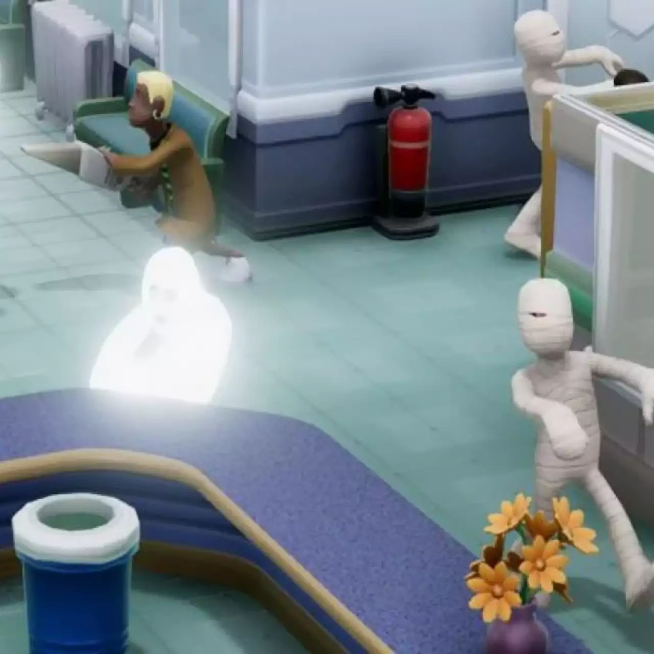Появился первый геймплей Two Point Hospital