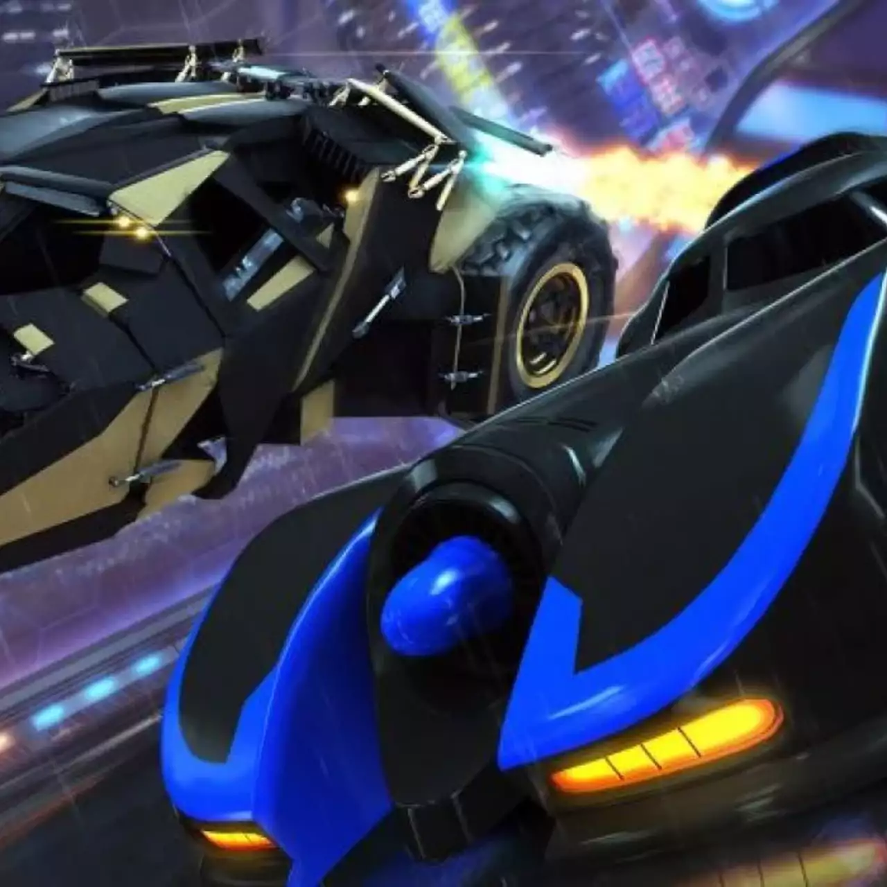 В Rocket League добавили бэтмобили из «Темного рыцаря» и «Бэтмена» 1989 года В Rocket League добавили бэтмобили из «Темного рыцаря» и «Бэтмена» 1989 года