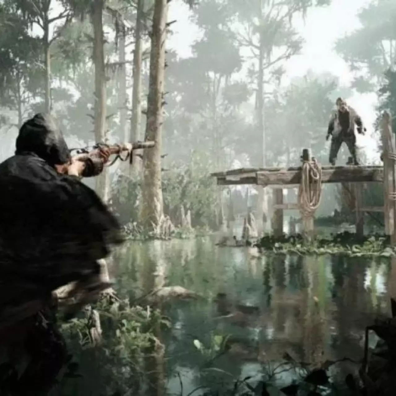 В первом большом обновлении Hunt: Showdown добавили новое оружие, одежду и урон от падения В первом большом обновлении Hunt: Showdown добавили новое оружие, одежду и урон от падения