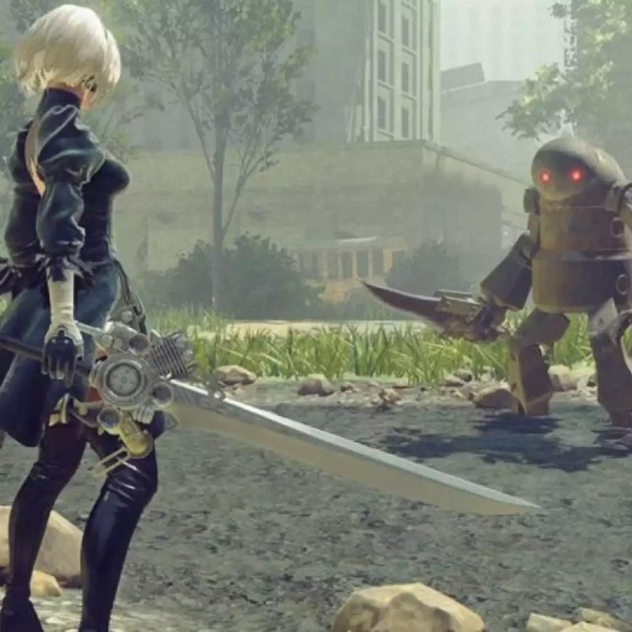 Посмотрите геймплей Nier Automata для Xbox One X Посмотрите геймплей Nier Automata для Xbox One X