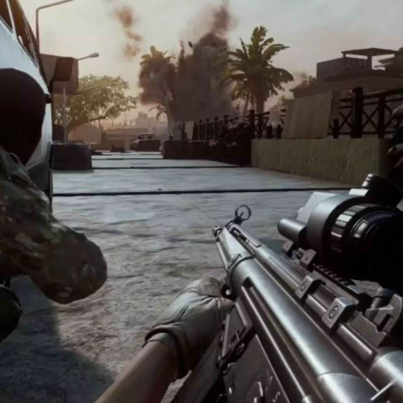 В трейлере Insurgency: Sandstorm американские солдаты убивают повстанцев в полуразрушенном городе В трейлере Insurgency: Sandstorm американские солдаты убивают повстанцев в полуразрушенном городе