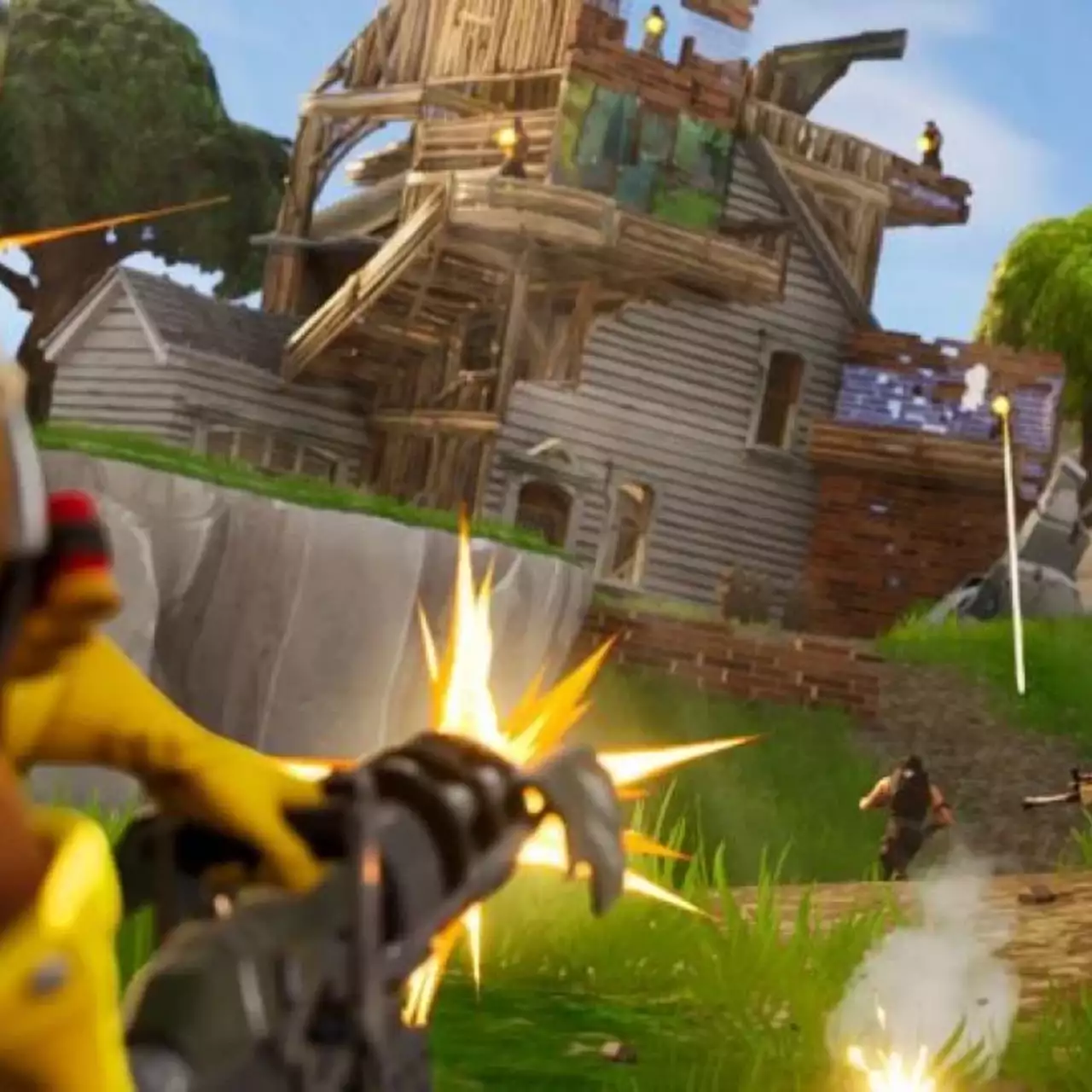 В Fortnite появился режим «Песочницы» со свободным строительством, моментальным воскрешением и парными пистолетами В Fortnite появился режим «Песочницы» со свободным строительством, моментальным воскрешением и парными пистолетами