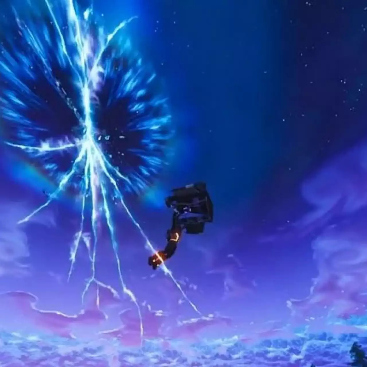 «Злодейская» ракета в Fortnite оставила в небе над островом огромную трещину «Злодейская» ракета в Fortnite оставила в небе над островом огромную трещину