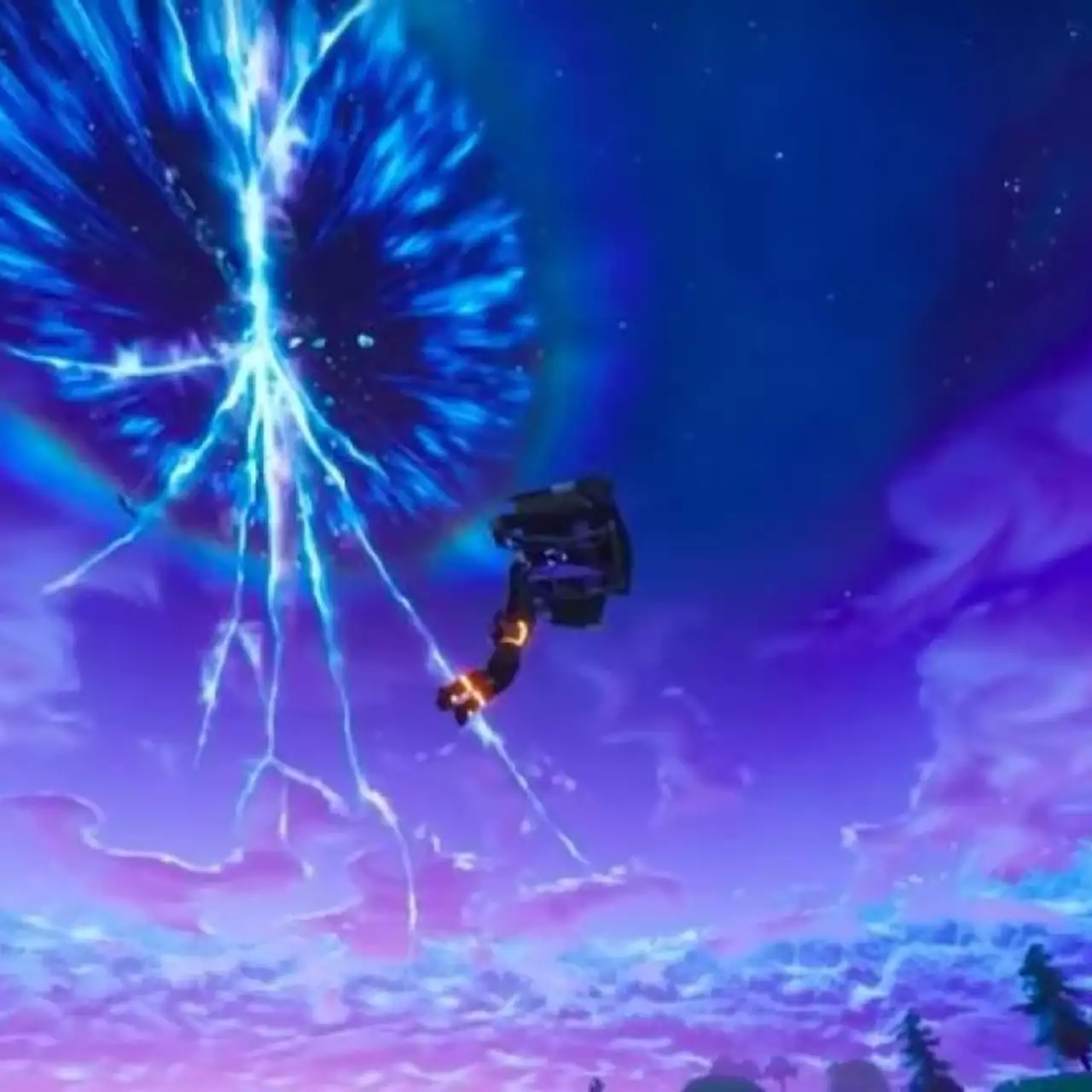 Трещина в небе над островом в Fortnite растет и довольно быстро Трещина в небе над островом в Fortnite растет и довольно быстро
