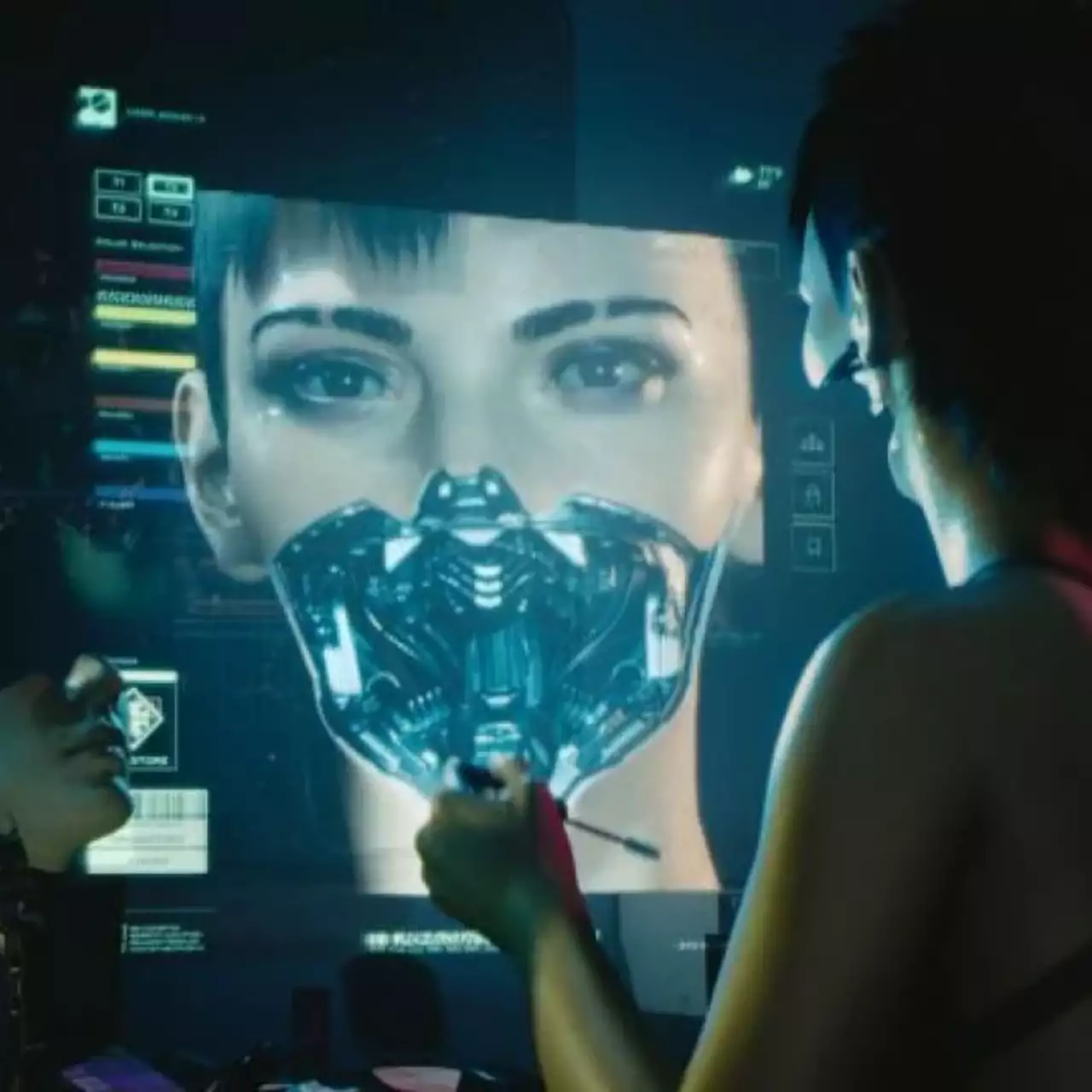 В Cyberpunk 2077 кибернетические импланты являются важным атрибутом модников
