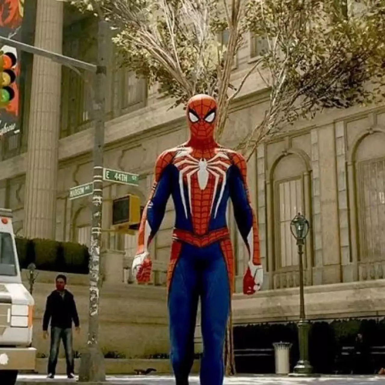 Посмотрите новый трейлер Marvel's Spider-Man, где супергерой летает по улицам города под ворчание Джей-Джоны Джеймсона Посмотрите новый трейлер Marvel's Spider-Man, где супергерой летает по улицам города под ворчание Джей-Джоны Джеймсона